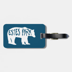 Estes Park Colorado Bear Luggage Tag