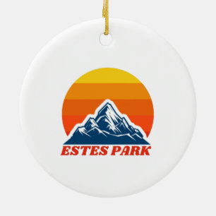 Estes Park, Colorado Ceramic Ornament