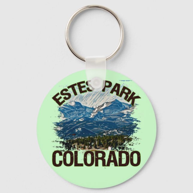 Estes Park, Colorado Key Ring (Front)