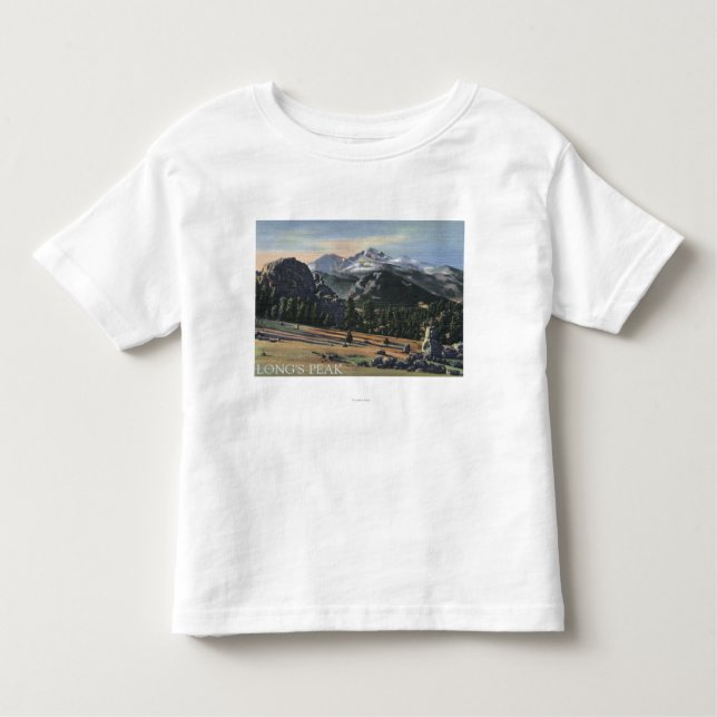 Estes Park, Colorado - Longs Peak View Toddler T-Shirt (Front)