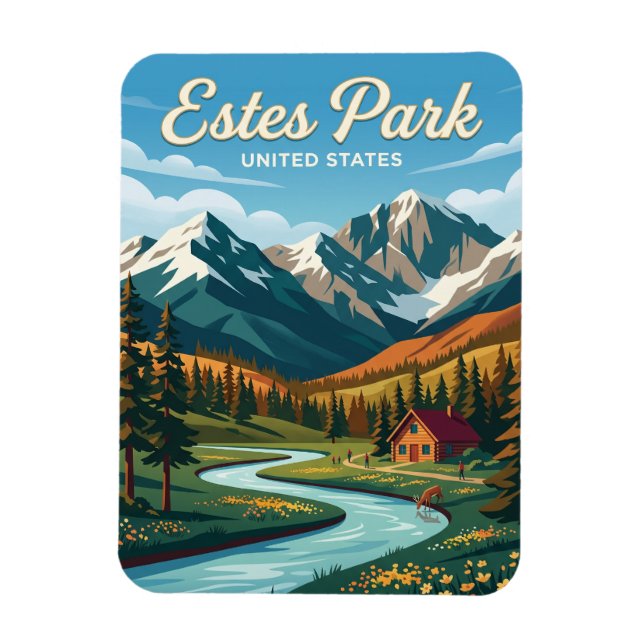 Estes Park Colorado Magnet (Vertical)