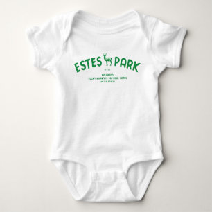 Estes Park Colorado National Park Elk Baby Bodysuit
