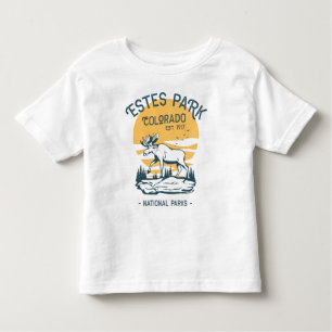 Estes Park Colorado National Park Elk Sunset Toddler T-Shirt