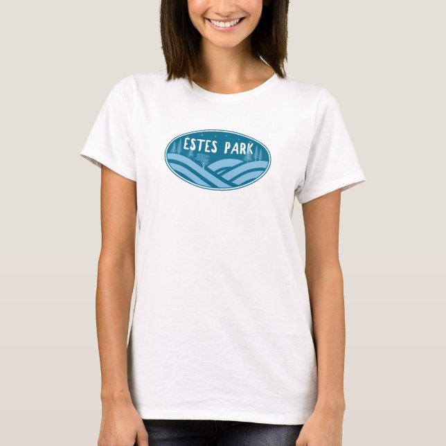 Estes Park Colorado Outdoors T-Shirt (Front)