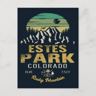 Estes Park Colorado - Rocky Mountain National Park Postcard