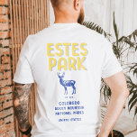Estes Park Colorado Rocky Mountain National Park T-Shirt<br><div class="desc">Vintage design Estes Park Colorado t-shirt.  This unique vintage t-shirt also makes a great gift idea for those who love outdoor activities with friends and family.</div>