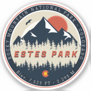 Estes Park Colorado Ski Mountain Vintage 80s