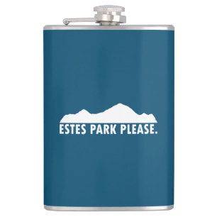 Estes Park Please Hip Flask