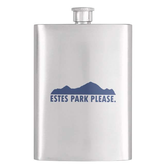 Estes Park Please Hip Flask (Front)