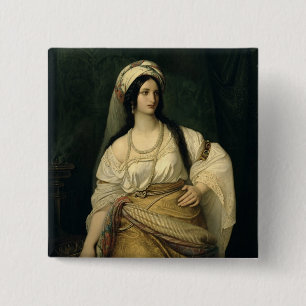 Esther 15 Cm Square Badge