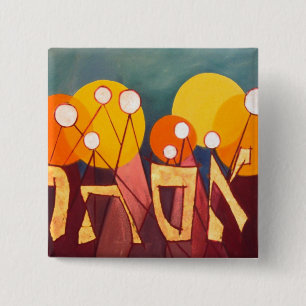 Esther 15 Cm Square Badge