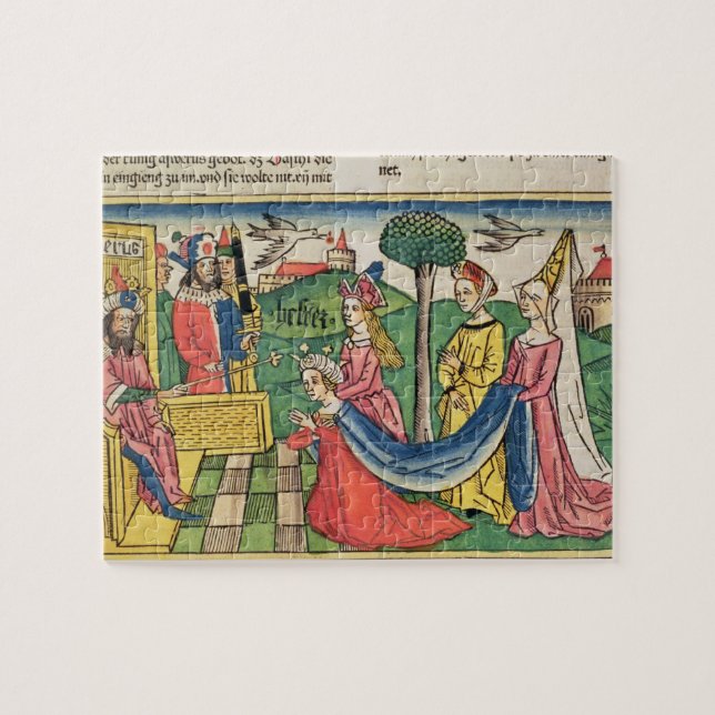 Esther 2 15-18, Esther is chosen to be Queen by th Jigsaw Puzzle (Horizontal)