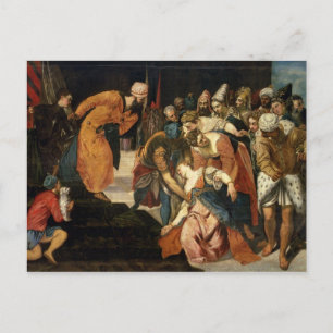 Esther before Ahasuerus, 1548 Postcard