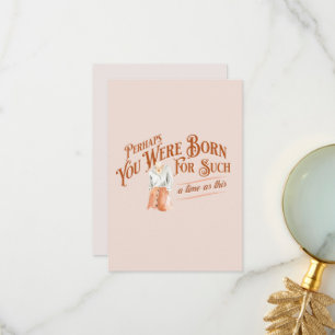 Esther Bible Verse Feminine  Thank You Card