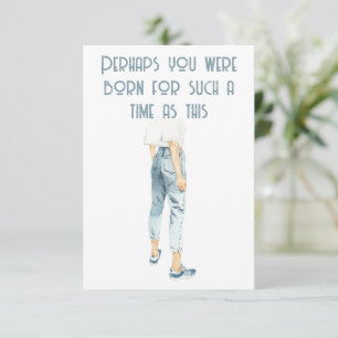 Esther Bible Verse Notecard