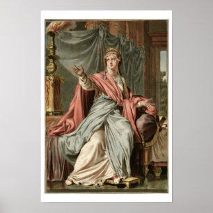 Esther, costume for 'Esther' by Jean Racine, from Poster