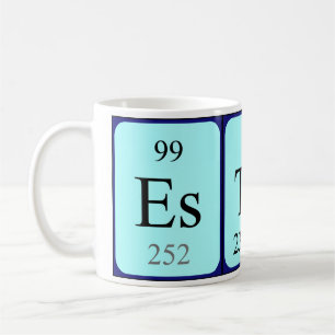 Esther periodic table name mug