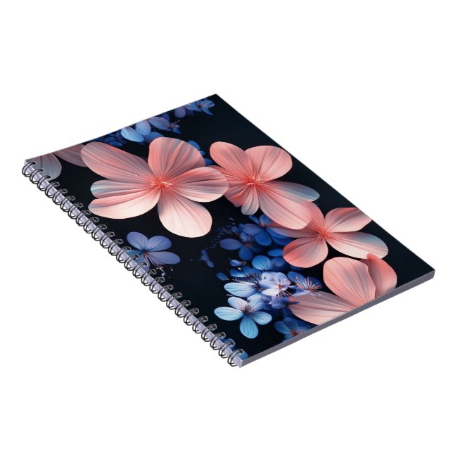 Esthetic Floral Stationery Notebook (Right Side)