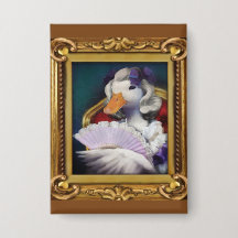 Esthetic Lady Duck Picture Frame
