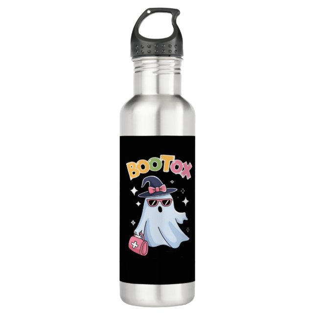 Esthetician Botox Halloween Aesthetic Nurse Plasti 710 Ml Water Bottle (Front)