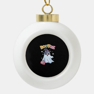 Esthetician Botox Halloween Aesthetic Nurse Plasti Ceramic Ball Christmas Ornament