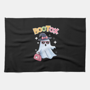 Esthetician Botox Halloween Aesthetic Nurse Plasti Tea Towel