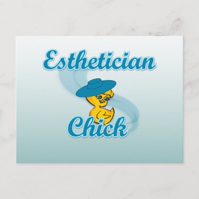 Esthetician Chick #3 Postcard (Front)