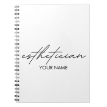 Esthetician Notebook - Personalized Gift