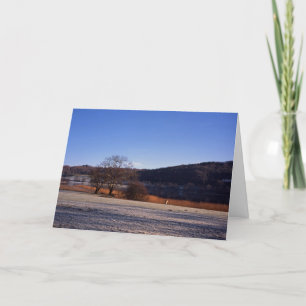 Esthwiate Water Winter Holiday Card