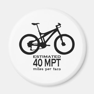 Estimated 40 Miles Per Taco Magnet