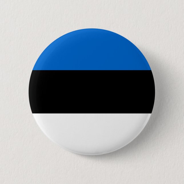 ESTONIA 6 CM ROUND BADGE (Front)