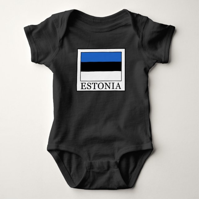 Estonia Baby Bodysuit (Front)