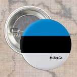 Estonia button, patriotic Estonian Flag 3 Cm Round Badge<br><div class="desc">Buttons: Estonia & Estonian Flag - love my country,  travel,  holiday,  national patriots / sports fans</div>