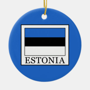 Estonia Ceramic Ornament