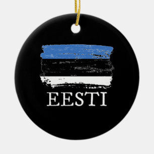 Estonia Ceramic Ornament