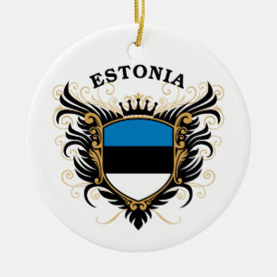 Estonia Ceramic Tree Decoration