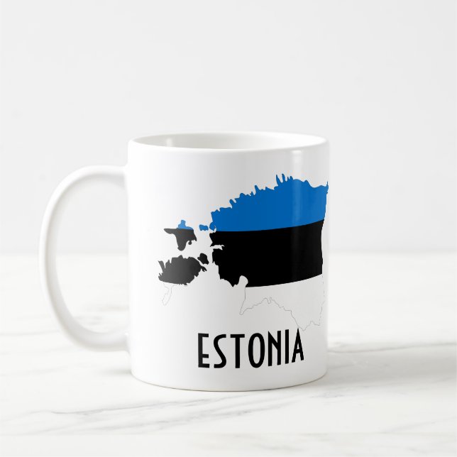 Estonia coffee mug estonian mug (Left)
