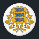 Estonia country coat arms symbol emblem flag magnet<br><div class="desc">Estonia country coat arms symbol emblem flag</div>