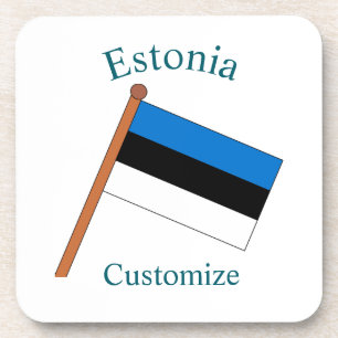 Estonia Country Flag Thunder_Cove Coaster