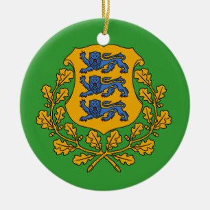 ESTONIA* Custom Christmas Ornament