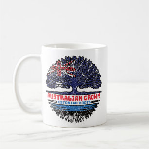 Estonia Estonian Australian Australia Tree Roots Coffee Mug