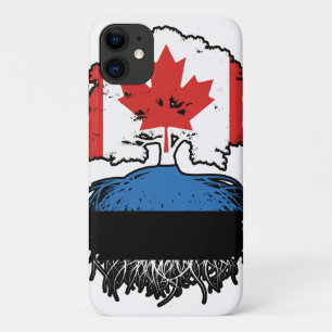 Estonia Estonian Canadian Canada Tree Roots Flag iPhone 11 Case