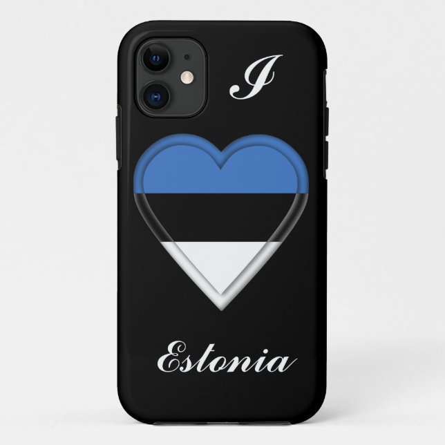 Estonia Estonian Flag Case-Mate iPhone Case (Back)