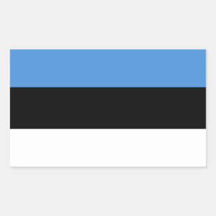 Estonia/Estonian Flag Rectangular Sticker