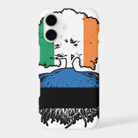 Estonia Estonian Irish Ireland Tree Roots Flag