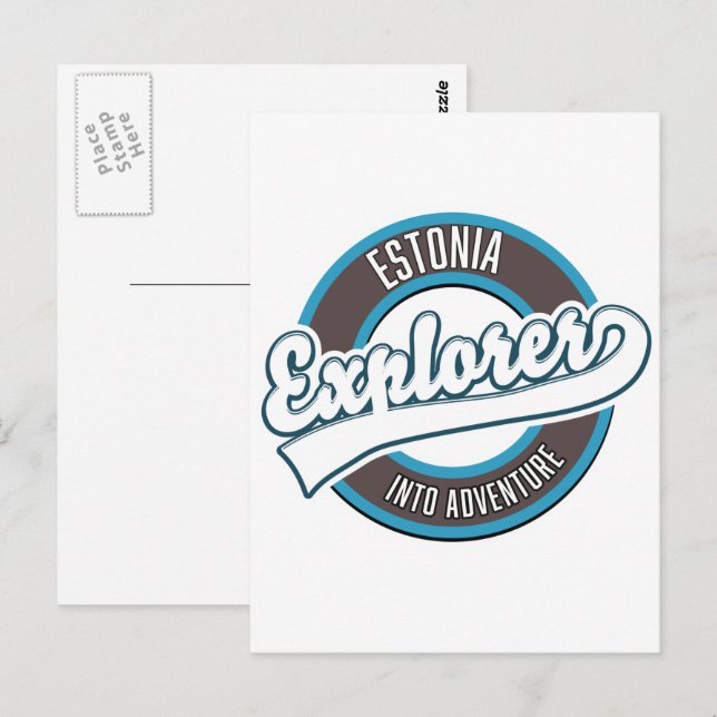 Estonia Explorer into adventure  Postcard (Front/Back)
