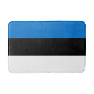 Estonia Flag Bath Mat