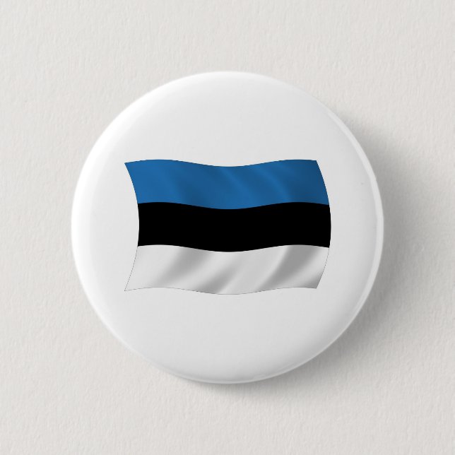 Estonia Flag Button (Front)