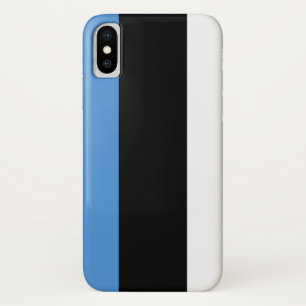 Estonia Flag iPhone X Case