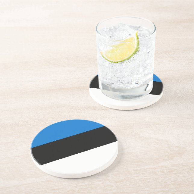 Estonia flag coaster (Side)